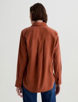 Leny Cavern Clay Relaxed Shirt WOMENS TOPS Photo 8