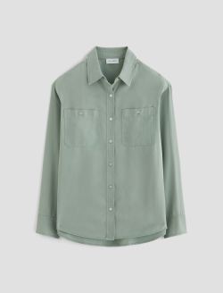 Leny Matcha Latte Relaxed Shirt WOMENS TOPS Photo 1