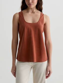 Nicola Tank Cavern Clay Breezy Loose Fit WOMENS TOPS Photo 2