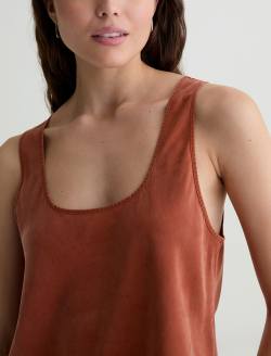 Nicola Cavern Clay Double Scoop Tank WOMENS TOPS Photo 3