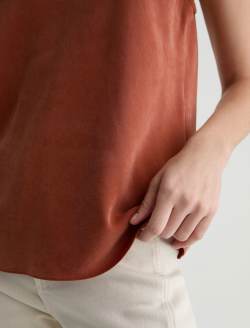 Nicola Cavern Clay Double Scoop Tank WOMENS TOPS Photo 6