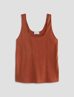 Nicola Cavern Clay Double Scoop Tank WOMENS TOPS Photo 1
