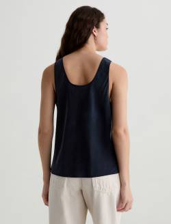 Nicola Sulfur Black Double Scoop Tank WOMENS TOPS Photo 8