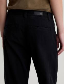 Caden Straight Super Black Relaxed Chino WOMENS BOTTOMS Photo 7