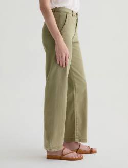 Caden Straight Sulfur Basil Relaxed Chino WOMENS BOTTOMS Photo 5