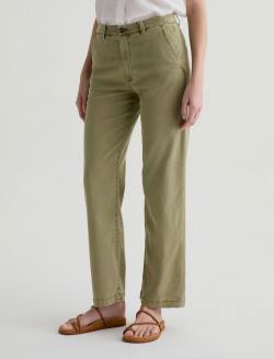 Caden Straight Sulfur Basil Relaxed Chino WOMENS BOTTOMS Photo 6