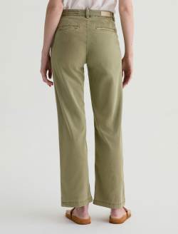 Caden Straight Sulfur Basil Relaxed Chino WOMENS BOTTOMS Photo 8