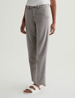 Caden Straight Sulfur Pebble Grey Relaxed Chino WOMENS BOTTOMS Photo 6