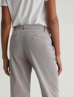Caden Straight Sulfur Pebble Grey Relaxed Chino WOMENS BOTTOMS Photo 7