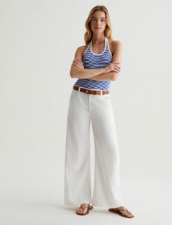 Caden Wide Leg Powder Tailored Trouser WOMENS BOTTOMS Photo 2