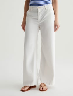 Caden Wide Leg Powder Tailored Trouser WOMENS BOTTOMS Photo 3