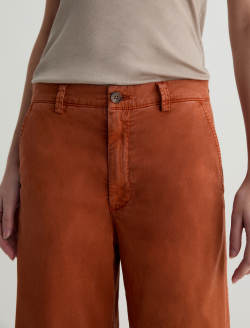 Caden Wide Leg Sulfur Cavern Clay Tailored Trouser WOMENS BOTTOMS Photo 4