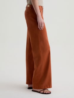 Caden Wide Leg Sulfur Cavern Clay Tailored Trouser WOMENS BOTTOMS Photo 5