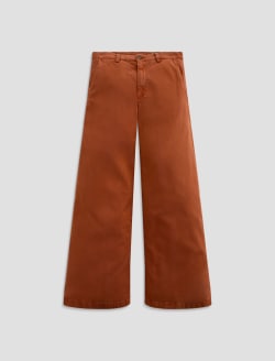 Caden Wide Leg Sulfur Cavern Clay Tailored Trouser WOMENS BOTTOMS Photo 1
