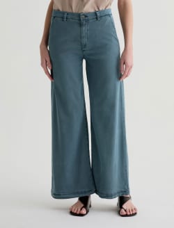 Caden Wide Leg Sulfur Slate Storm Tailored Trouser WOMENS BOTTOMS Photo 3