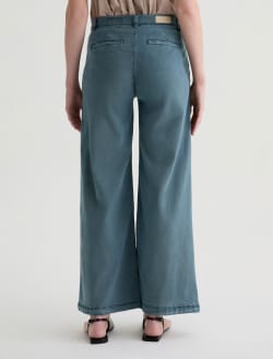 Caden Wide Leg Sulfur Slate Storm Tailored Trouser WOMENS BOTTOMS Photo 8