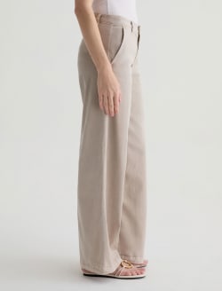 Caden Wide Leg Sulfur Simple Taupe Tailored Trouser WOMENS BOTTOMS Photo 5