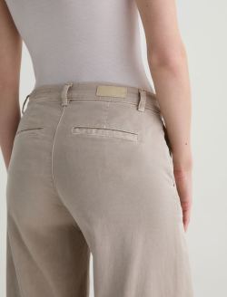 Caden Wide Leg Sulfur Simple Taupe Tailored Trouser WOMENS BOTTOMS Photo 7