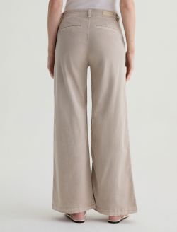 Caden Wide Leg Sulfur Simple Taupe Tailored Trouser WOMENS BOTTOMS Photo 8