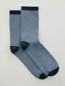Crew Sock Block Blue Green Multi Unisex ACCESSORIES Photo 1