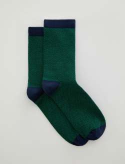 Crew Sock Check Irish Green Multi Unisex ACCESSORIES Photo 1