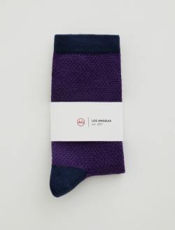 Crew Sock Check Purple Multi Unisex ACCESSORIES Photo 2