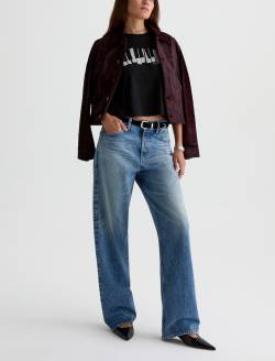 Charli Crew P Jazz At The Bowl Relaxed Linen Short Sleeve Tee WOMENS TOPS Photo 5