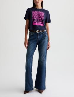 Charli Crew P Jazz Night Relaxed Linen Short Sleeve Tee WOMENS TOPS Photo 5