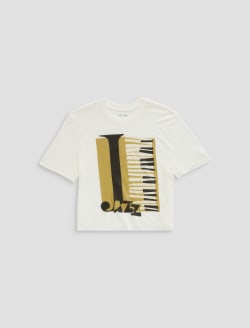 Charli Crew P Jazz Key Powder Relaxed Linen Short Sleeve Tee WOMENS TOPS Photo 1