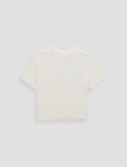 Charli Crew Powder Relaxed Linen Short Sleeve Tee WOMENS TOPS Photo 1