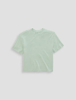 Charli Crew Summer Vine Relaxed Linen Short Sleeve Tee WOMENS TOPS Photo 1