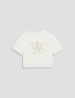Charli Crew Wine Not Powder Relaxed Short Sleeve Tee WOMENS TOPS Photo 1