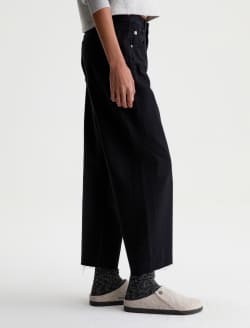 Hattie Jean Super Black High-Rise Barrel WOMENS BOTTOMS Photo 5