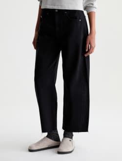 Hattie Jean Super Black High-Rise Barrel WOMENS BOTTOMS Photo 7