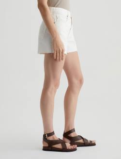 Halle Short Powder Destructed High-Rise Relaxed Short WOMENS BOTTOMS Photo 5