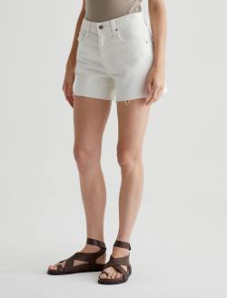 Halle Short Powder Destructed High-Rise Relaxed Short WOMENS BOTTOMS Photo 6