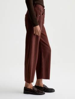 Hattie Crop Jean Chestnut High-Rise Barrel WOMENS BOTTOMS Photo 5