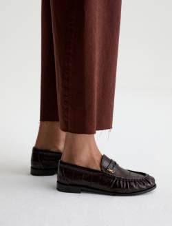 Hattie Crop Jean Chestnut High-Rise Barrel WOMENS BOTTOMS Photo 6
