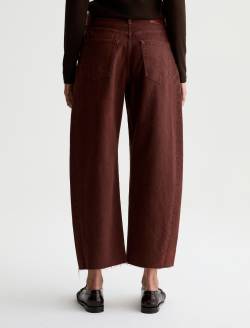 Hattie Crop Jean Chestnut High-Rise Barrel WOMENS BOTTOMS Photo 9