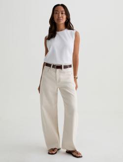 Hattie Crop Opal Stone High-Rise Barrel WOMENS BOTTOMS Photo 9
