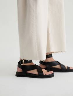 Hattie Crop Opal Stone High-Rise Barrel WOMENS BOTTOMS Photo 6