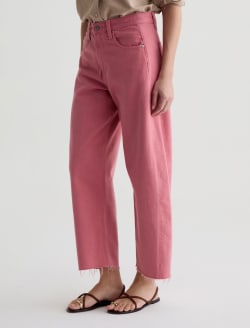 Hattie Crop Peony High-Rise Barrel WOMENS BOTTOMS Photo 5