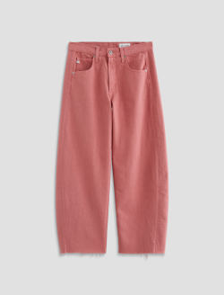 Hattie Crop Peony High-Rise Barrel WOMENS BOTTOMS Photo 1