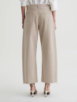 Hattie Crop Jean Sulfur Light Taupe High-Rise Barrel WOMENS BOTTOMS Photo 9