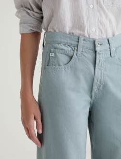 Hattie Crop Sea Fog High-Rise Barrel WOMENS BOTTOMS Photo 4