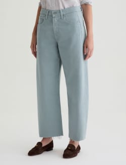 Hattie Crop Sea Fog High-Rise Barrel WOMENS BOTTOMS Photo 6