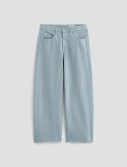 Hattie Crop Sea Fog High-Rise Barrel WOMENS BOTTOMS Photo 1