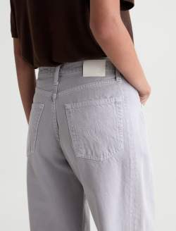 Hattie Crop Jean Sulfur Grape High-Rise Barrel WOMENS BOTTOMS Photo 7