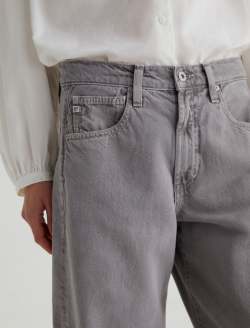 Hattie Crop Sulfur Pebble Grey High-Rise Barrel WOMENS BOTTOMS Photo 4