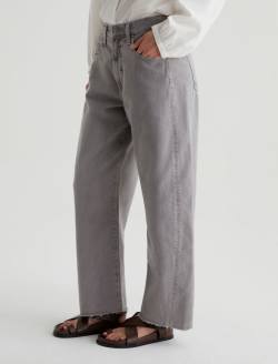 Hattie Crop Sulfur Pebble Grey High-Rise Barrel WOMENS BOTTOMS Photo 5